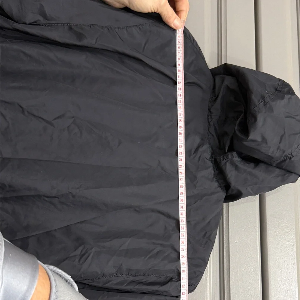 Hurley Black wind breaker Jacket with Multicolor Logo - Picture 9 of 11